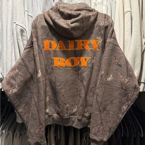 Dairy Boy Evergreen Camo Hoodie
